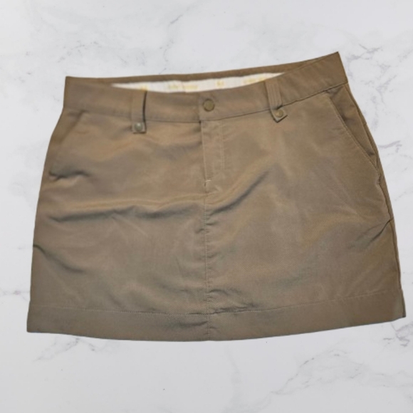 Under Armour  women's size 10 khaki color skort - Picture 1 of 8